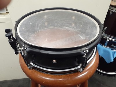 First Act Piccolo Snare Drum 12'' Diameter X 4'' Moded 1 2'' Black Snare Drum READ