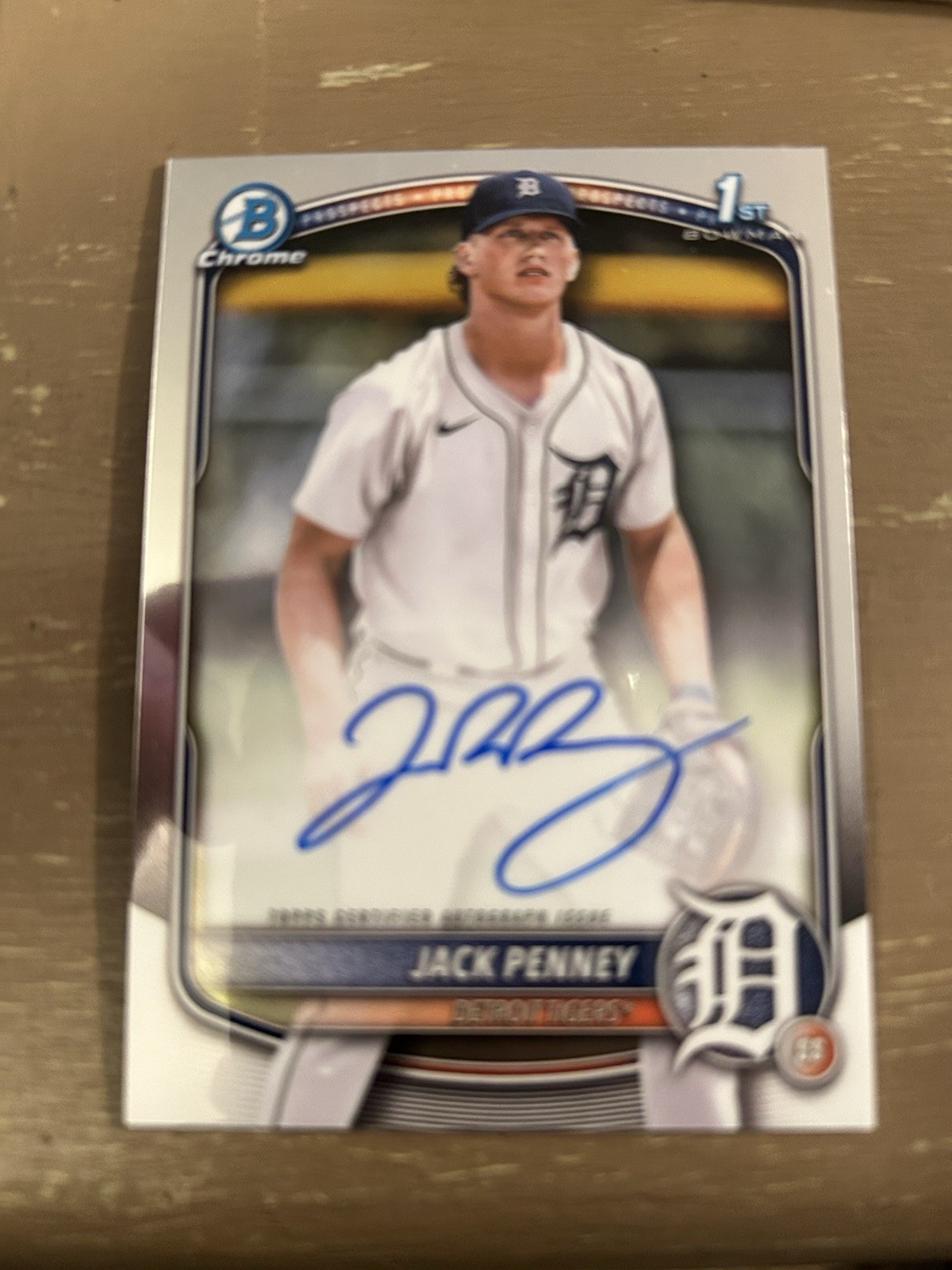 2025 Bowman - Chrome Prospect Autographs Jack Penney #CPA-JPY (AU, RC)