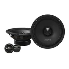 Alpine DM-65C M-Series 6.5" 200 Watts Peak Power 4-Ohm 2-way Component Speakers