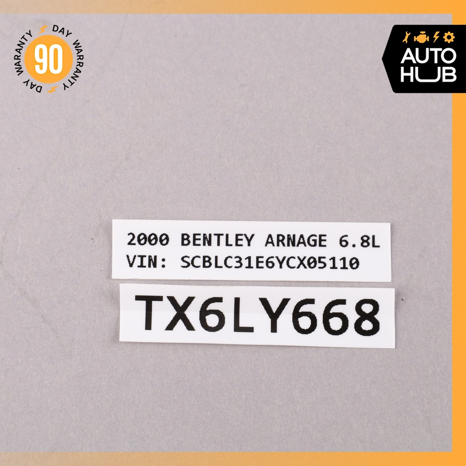 Bentley Arnage Le Mans Series 2000-2003 Cooling fan motor