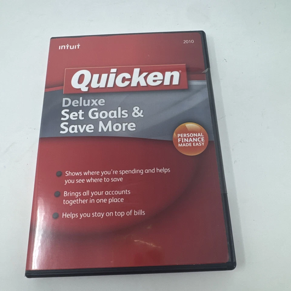 *NEW SEALED Intuit Quicken Deluxe 2010 For Windows XP/VISTA/7 - Image 3 of 4
