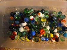 Vintage Marble Shooters And Boulders 100 Lot Over 4 Pounds