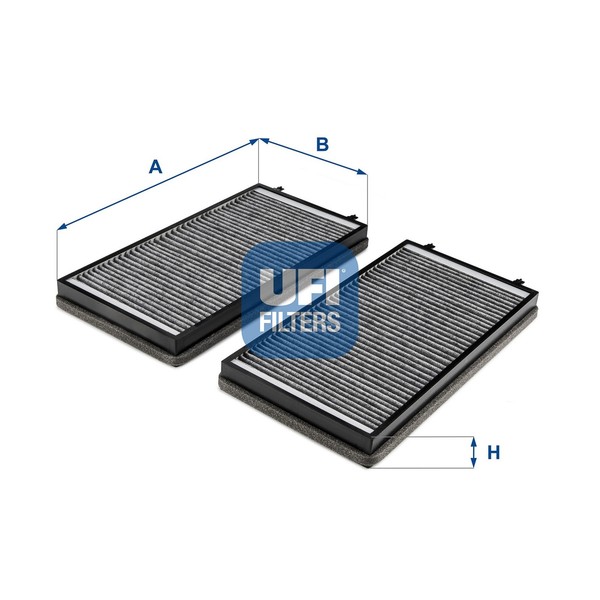 UFI Innenraumfilter 54.240.00 Aktivkohlefilter FüR E66 Rolls E67 BMW Phantom E65-image