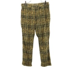 Needles Japan S Straight Pants Cotton Beige Casual Men s Used