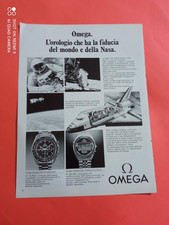 PUBBLICITA'  1979 OROLOGIO CLOCK  OMEGA NASA SPEEDMASTER WATCH  ADVERT WERBUNG
