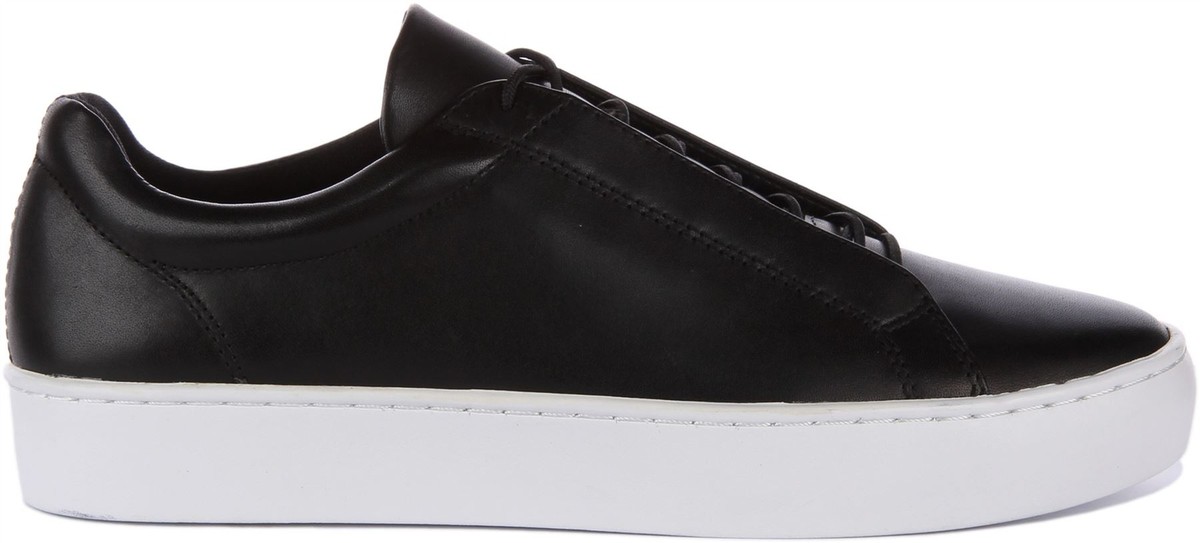 Zoe Vagabond Zoe Hidden Lace Up Padded Collar Trainer Black