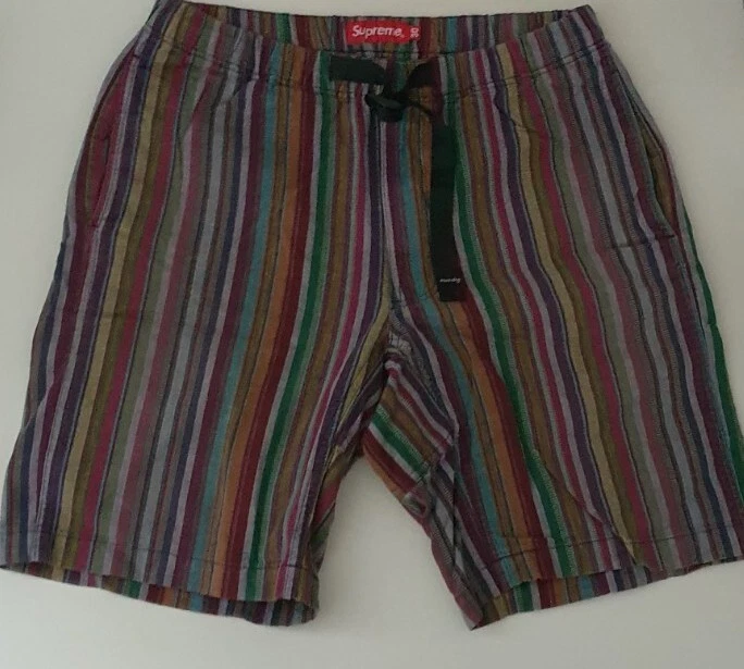 SS14 Supreme Madras Belted short 30 size S small shorts Multicolour Vintage 2014