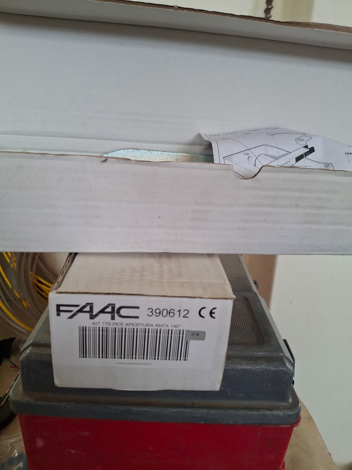 Kit Apertura Anta Max 140° Per Motore 770N 770 ROLLER FAAC GENIUS 390612