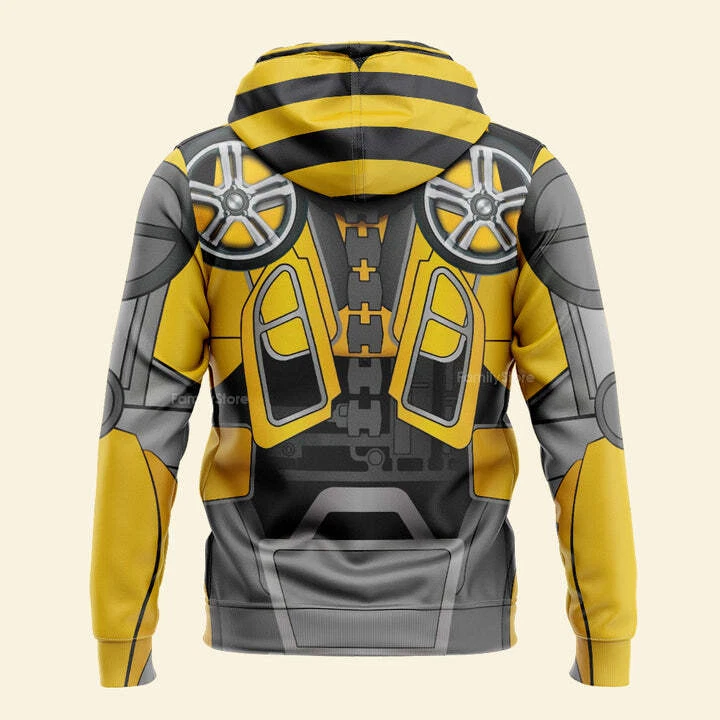 Transformers Bumblebee, For Men And Women, Costume Cosplay Hoodie Sweatshirt Swe