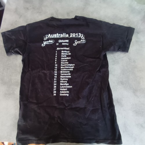 Smokie Australian 2013 Tour Shirt Fruit of the loom Heavy Cotton T-Shirt Size L - Picture 5 of 5