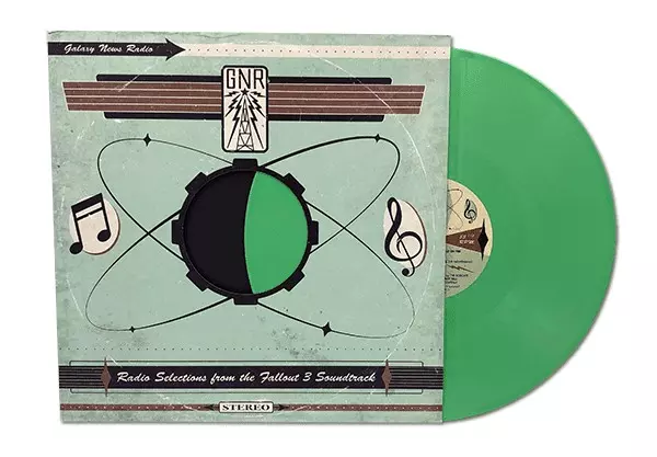 Fallout 3 Galaxy Radio Selection Vinyl Record Soundtrack LP Art Deco Green  x/100