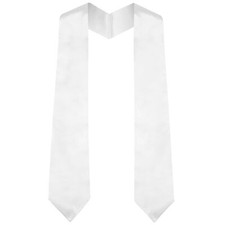 White Graduation Stole Graduation Stole Class of 2025 Custom Stoles for Gradu...