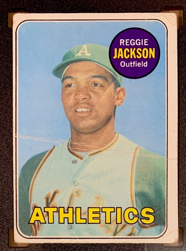 1969 Topps baseball card REGGIE JACKSON RC #260 SGC 1 - Picture 4 of 5
