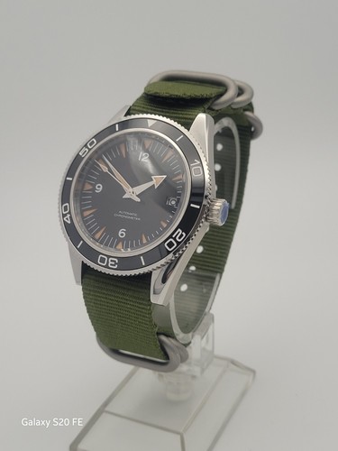 Orologio Uomo Nero Subacqueo NH35 Giapponese Automatico Movt NATO 10ATM WR 'Spectre' - Foto 2 di 17
