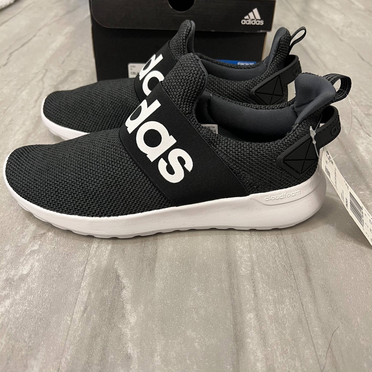 Cloudfoam Adidas Negras Sin Cordones Decathlon Zapatillas Running