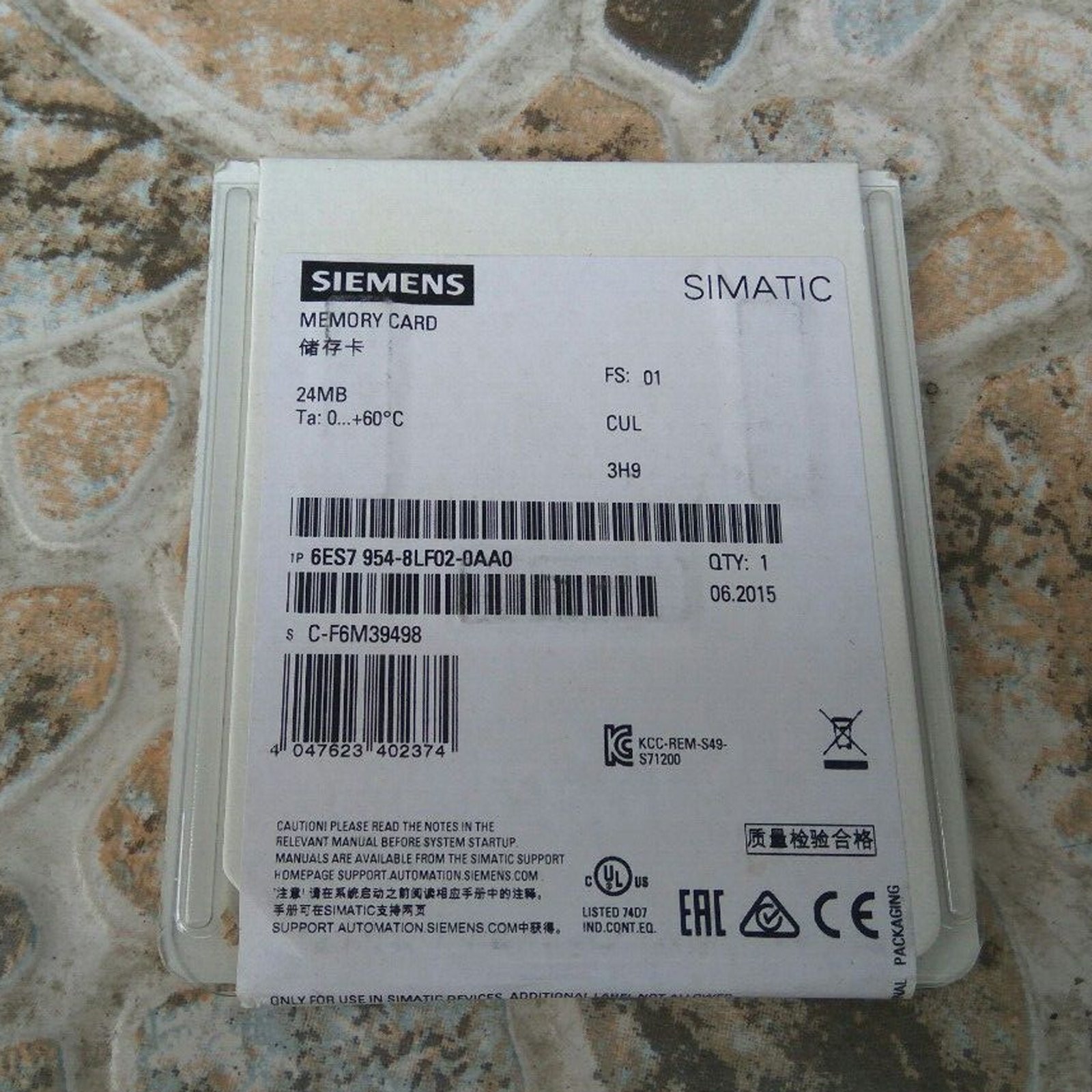 Siemens 6es7 954-8le02-0aa0 Memory Card Simatic 12 MB | Acquisti Online su Siemens 6es7 954-8le02-0aa0 Memory Card Simatic 12 MB | Acquisti Online su