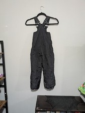 Sport Essentials Youth Kids Sz 6 Black Ski Bib Snow Pants Overalls Suspenders