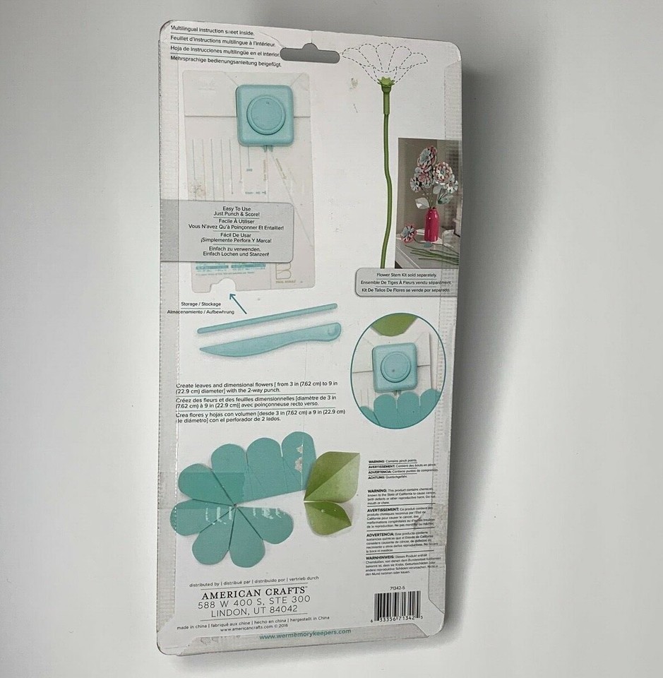 We R Memory Keepers Flower Punch Board Tool for Arts and Crafts eBay