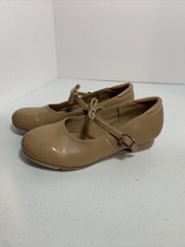 Balera Mary Jane Buckle Beige Tap Shoes 6.0A