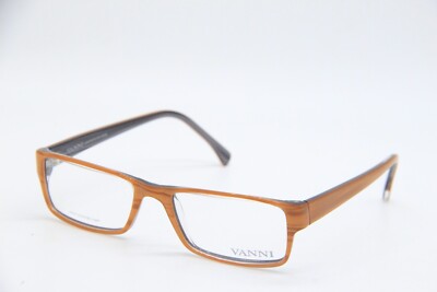 NEW VANNI V1817 A113 ORANGE GRAY AUTHENTIC EYEGLASSES FRAMES 52-18 !