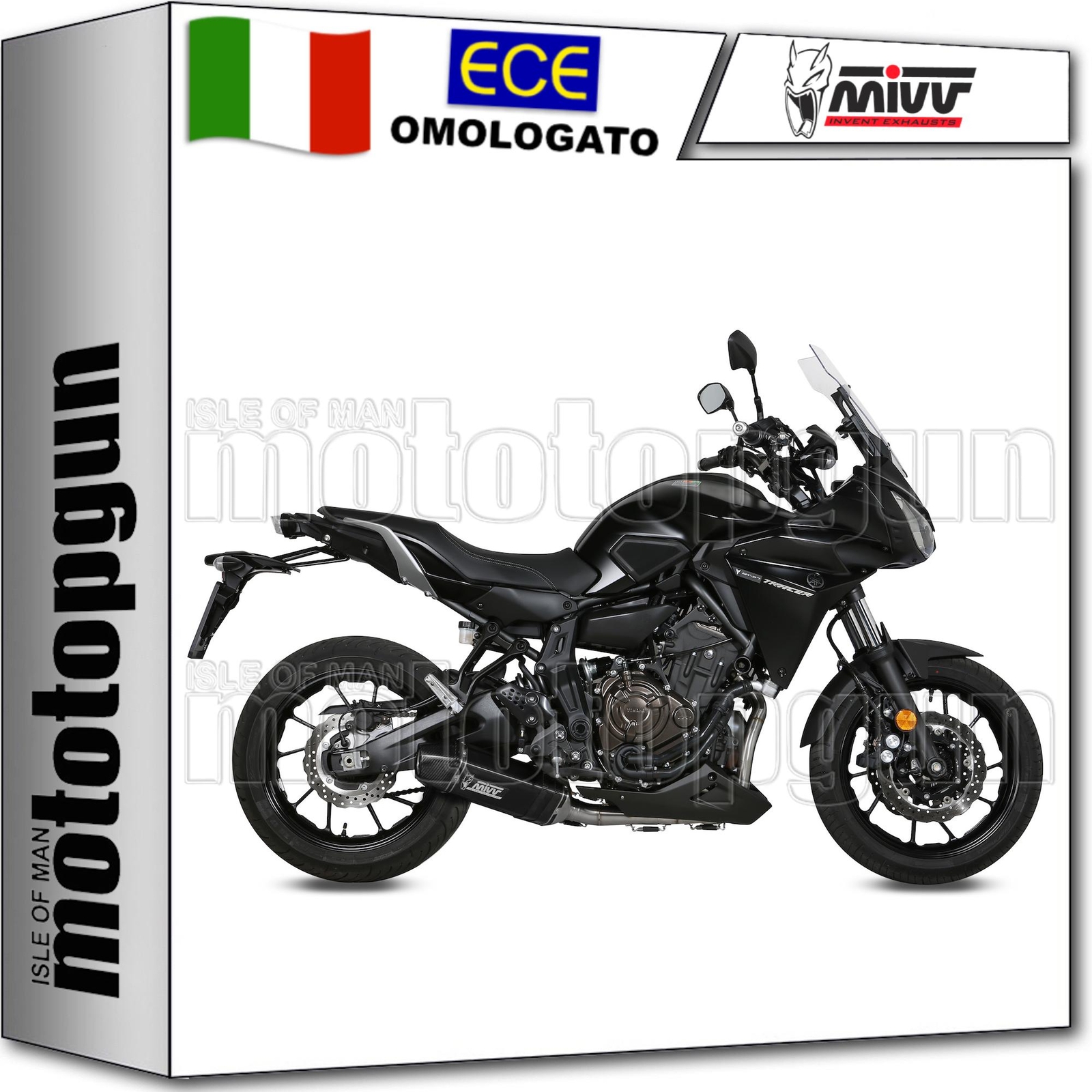 MIVV SCARICO COMPLETO HOMCAT SPEED EDGE NERO C YAMAHA TRACER 700 2020 20 2021 21