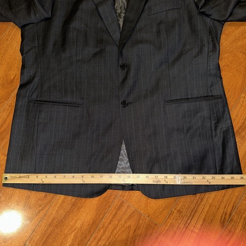 Giovanni Valentino Super 150's Cashmere Gray Plaid Blazer - Picture 12 of 17