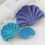 Seashell Shaped Plush Cushion Pillow - Soft Cotton Filling For Couch, Bed, Or Home Decor