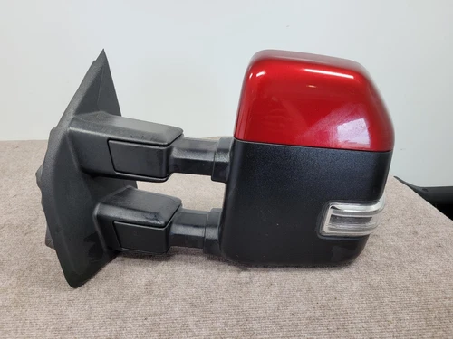 2017-2022F350 DRIVER MIRROR POWER DUAL ARMS,HEATED,W/BLIND SPOT*DAMAGE TOO LENS*