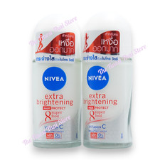 Nivea Extra Brightening Max Protect Roll On for Heavy Sweat 50ml Bundle of 2