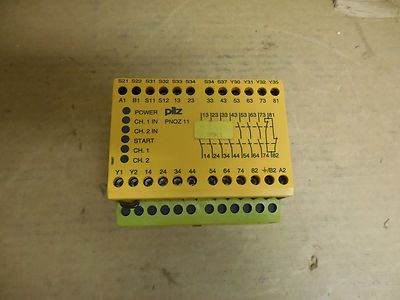 PILZ SAFETY RELAY PNOZ 11 PNOZ 11 7S/10 230Vac 7VA 7 VA /24Vdc 7W WATT 