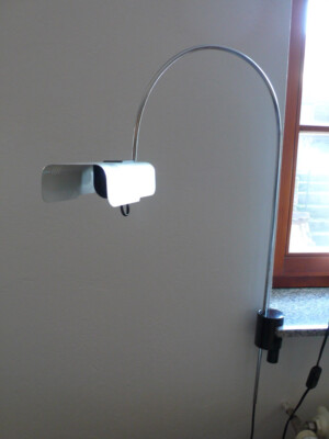 70er Jahre Targetti Sankey Italy Bogenlame Desk Lamp