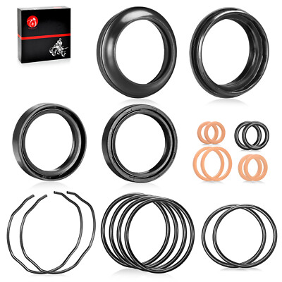 New Fork Dust Oil Seals Kit For SUZUKI GSX-R600 GSX-R750 GSF1200 RF900R US