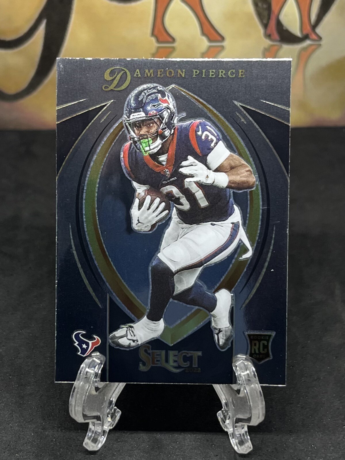 2022 Panini Select Dameon Pierce RC #SCR-25 Select Certified Rookies Texans