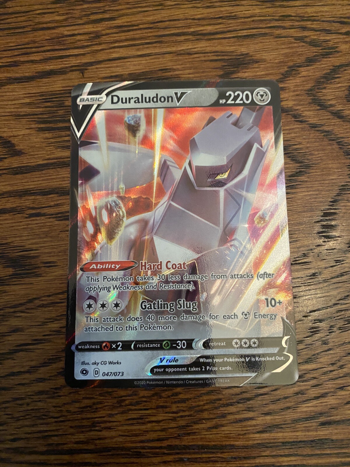 Duraludon V 47/73 Champion's Path Pokemon Card NM Pack Fresh