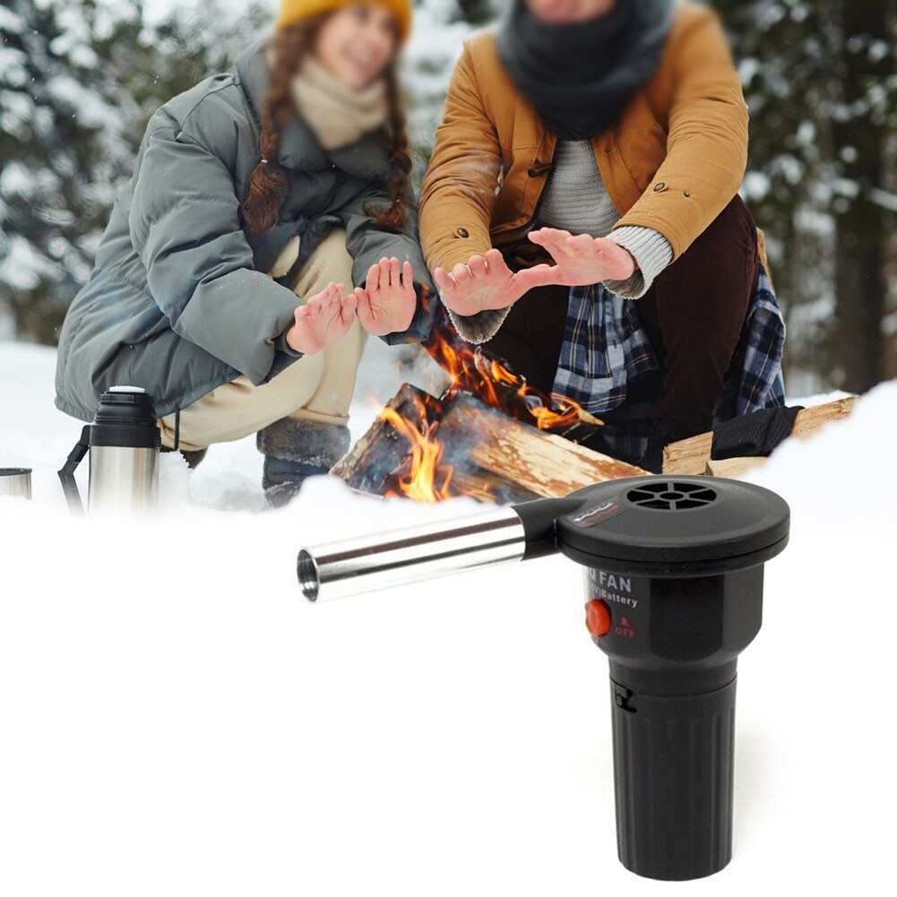 Electric Air Blower Portable Barbecue Hair Dryer Package Content