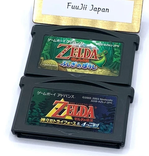 Legend of Zelda The Minish Cap Fushigi no Boushi Set Gameboy Advance GBA Tested