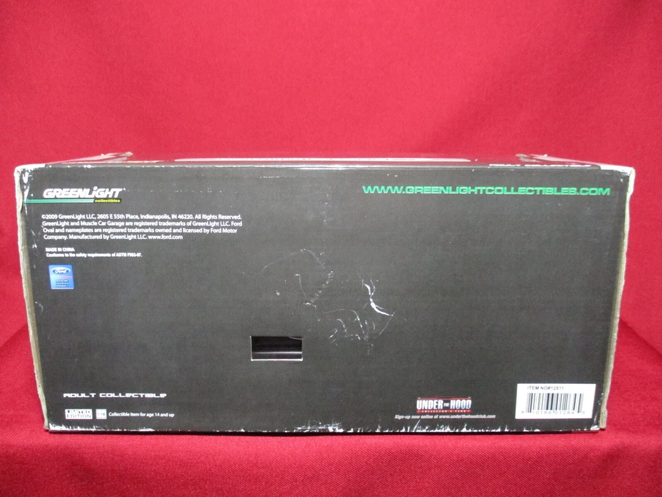 1:18 Scale 1968 Ford Mustang GT LTD EDITION Greenlight Diecast Model Muscle Car - Image 4 of 4