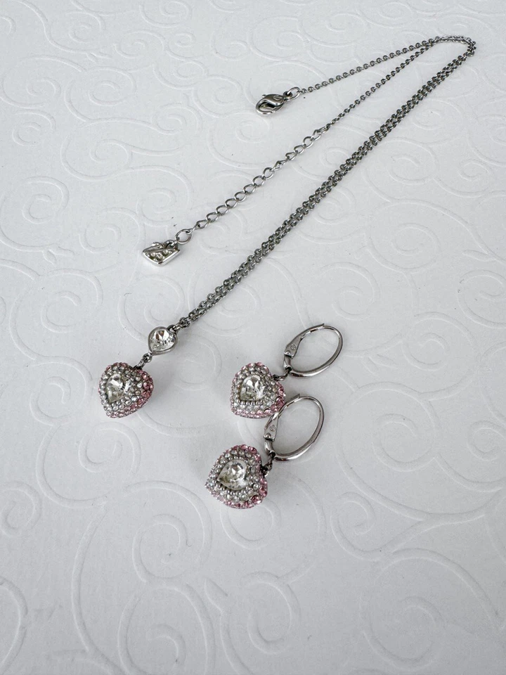 Swarovski Set, Ohrringe, Halskette, Schmuck