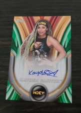 Kayden Carter 2020 TOPPS WWE WOMEN'S DIVISION signed card /75