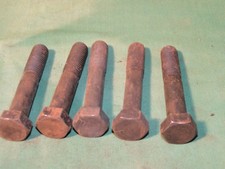 5x Eska Fin Schraube Sechskant M12 x 70 IFA EMW Oldtimer neuwertig original DDR