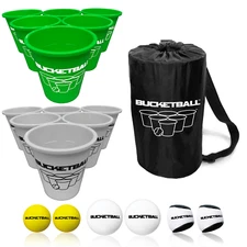 BucketBall - Team Color Edition - Combo Pack (Green/Silver)
