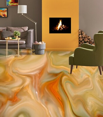 3D Yellow Texture 919 Floor WallPaper Murals Wall Print Decal AU Zoe