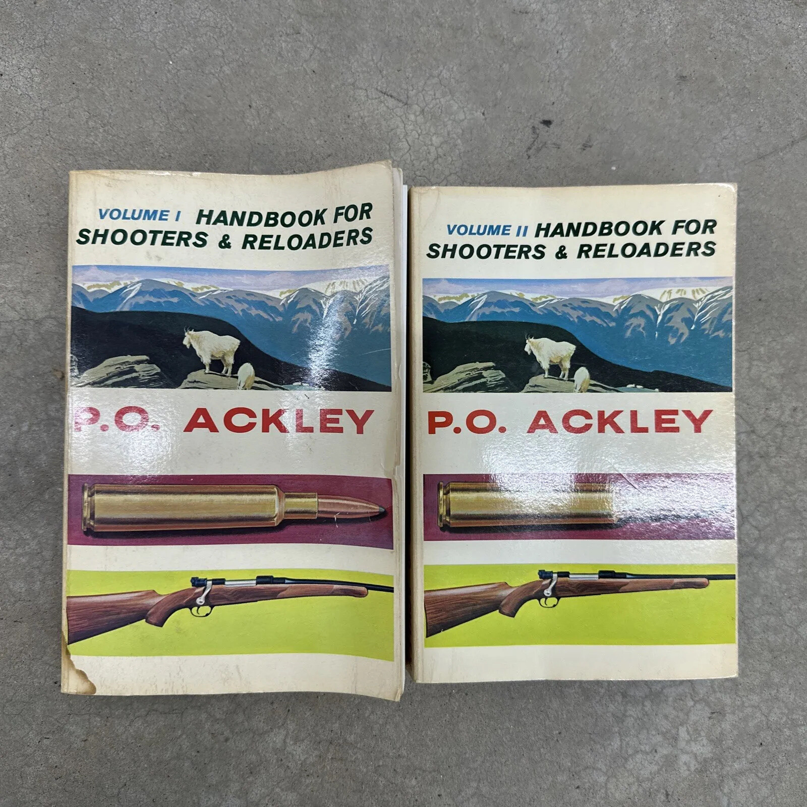 Handbook For Shooters & Reloaders. Volume 1 & Volume 2 By P. O. Ackley