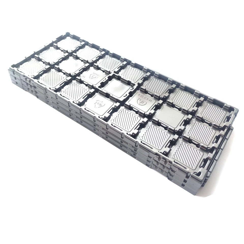 New CPU Tray Processor Holder For Intel LGA 478 479 771 775 1150 1151 1155 30pcs - Image 2 of 4