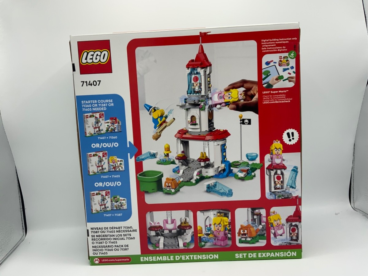 LEGO 71407 Super Mario Cat Peach Suit and Frozen Tower Expansion