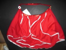 NWT Cascade Back Skirt Red silver edge Sample Small adult "incorrect" slide
