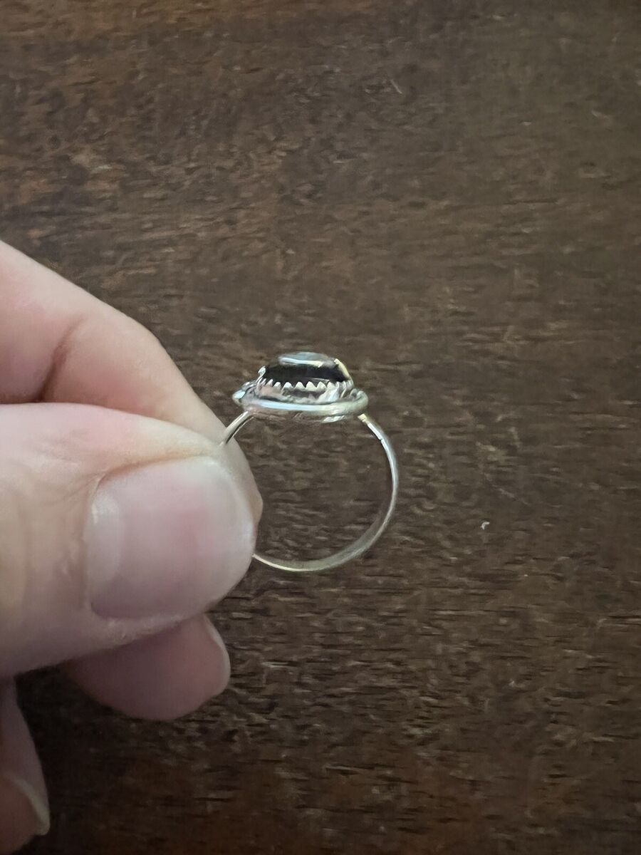 Effie Calavaza Zuni Effie C Black Onyx Snake Eyes Ring Size Effie Calavaza Zuni Effie C Black Onyx Snake Eyes Ring Size