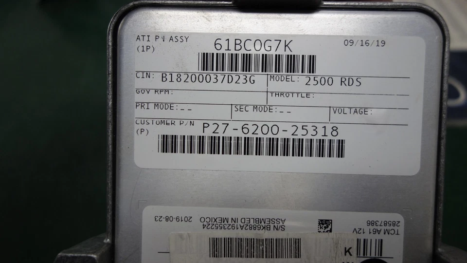 KENWORTH ALLISON TRANSMISIÓN 2500 RDS TCM P27-6200-25318 OEM Foto 3 de 4