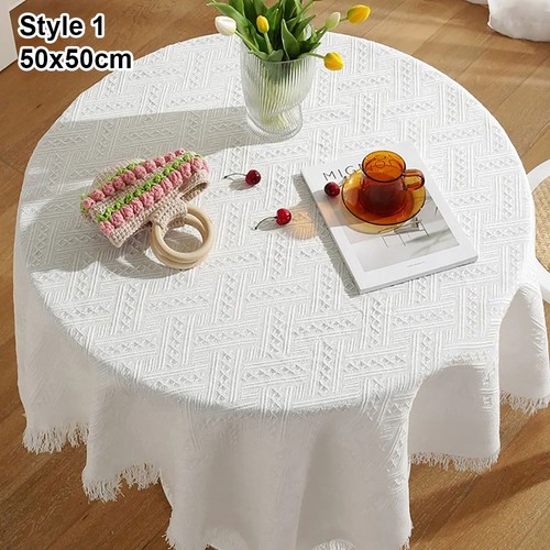 1Pcs Round Table Square Table Table Cloth Table Cover Desk Photo Background - Picture 13 of 24