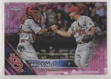 2016 Topps Chrome Pink Refractor Trevor Rosenthal Yadier Molina #151 0t2